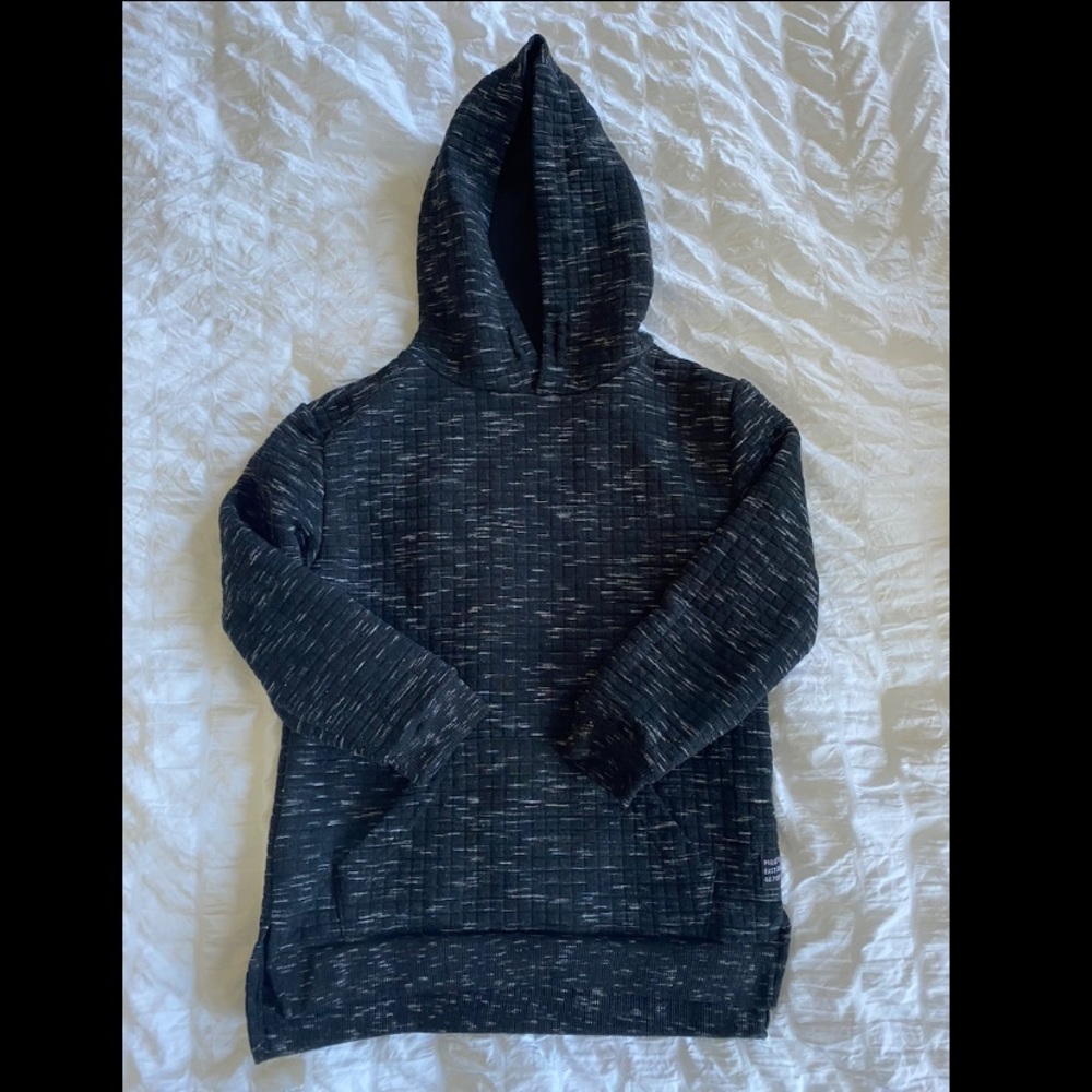 Primark Black & White Pullover Hoodie 7-8 Years